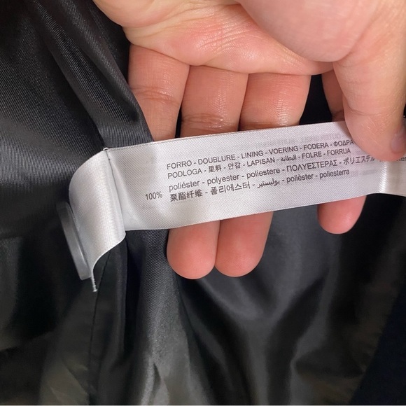 Zara Chester Coat Blue 9621 480‎ Sz  XL - Picture 8 of 8